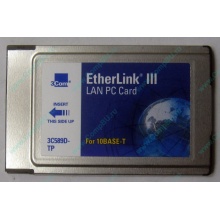 Сетевая карта 3COM Etherlink III 3C589D-TP (PCMCIA) без LAN кабеля (без хвоста) - Шоссе Энтузиастов